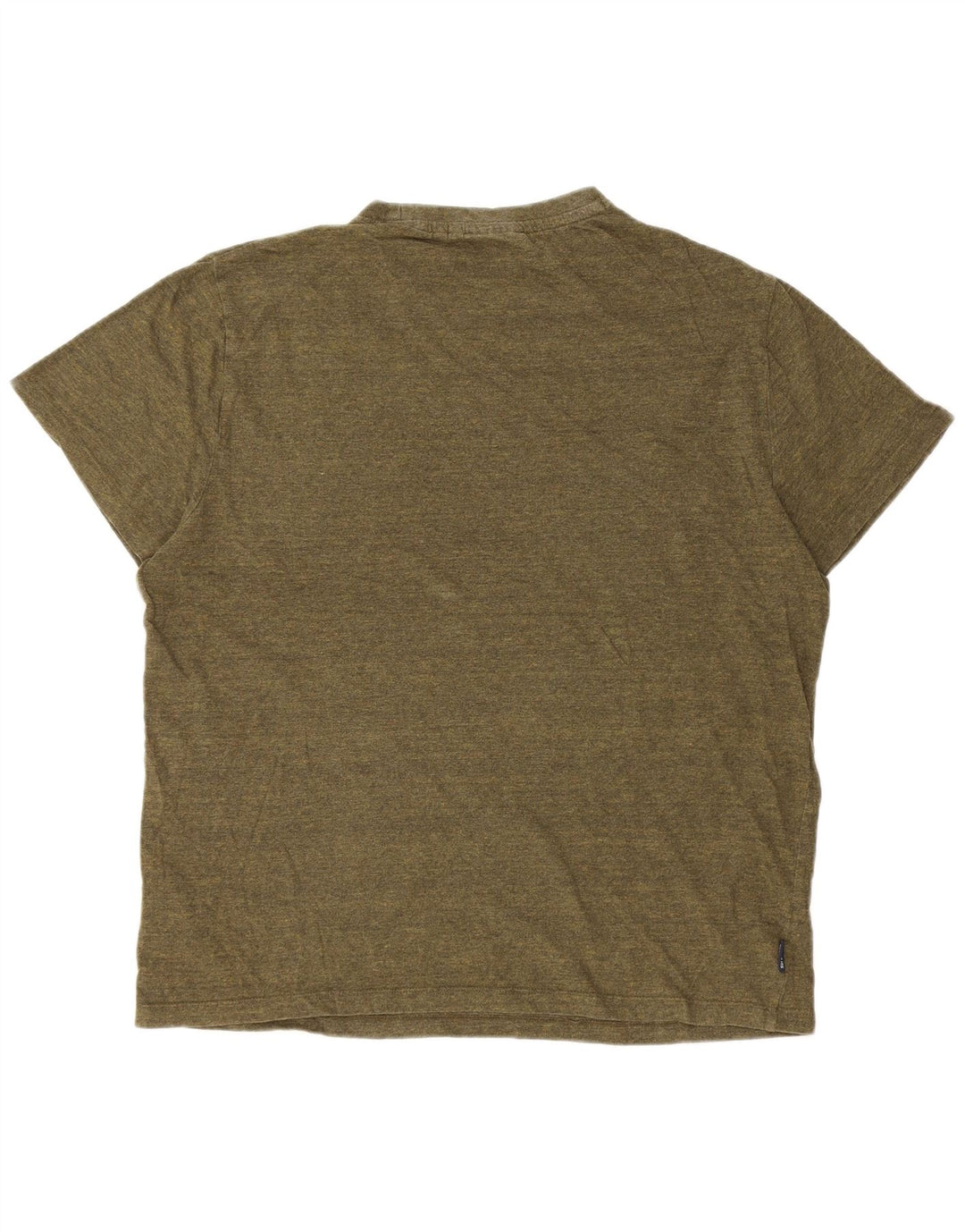 Superdry Camiseta para Hombre Top 2XL Caqui De Algodón A Rayas