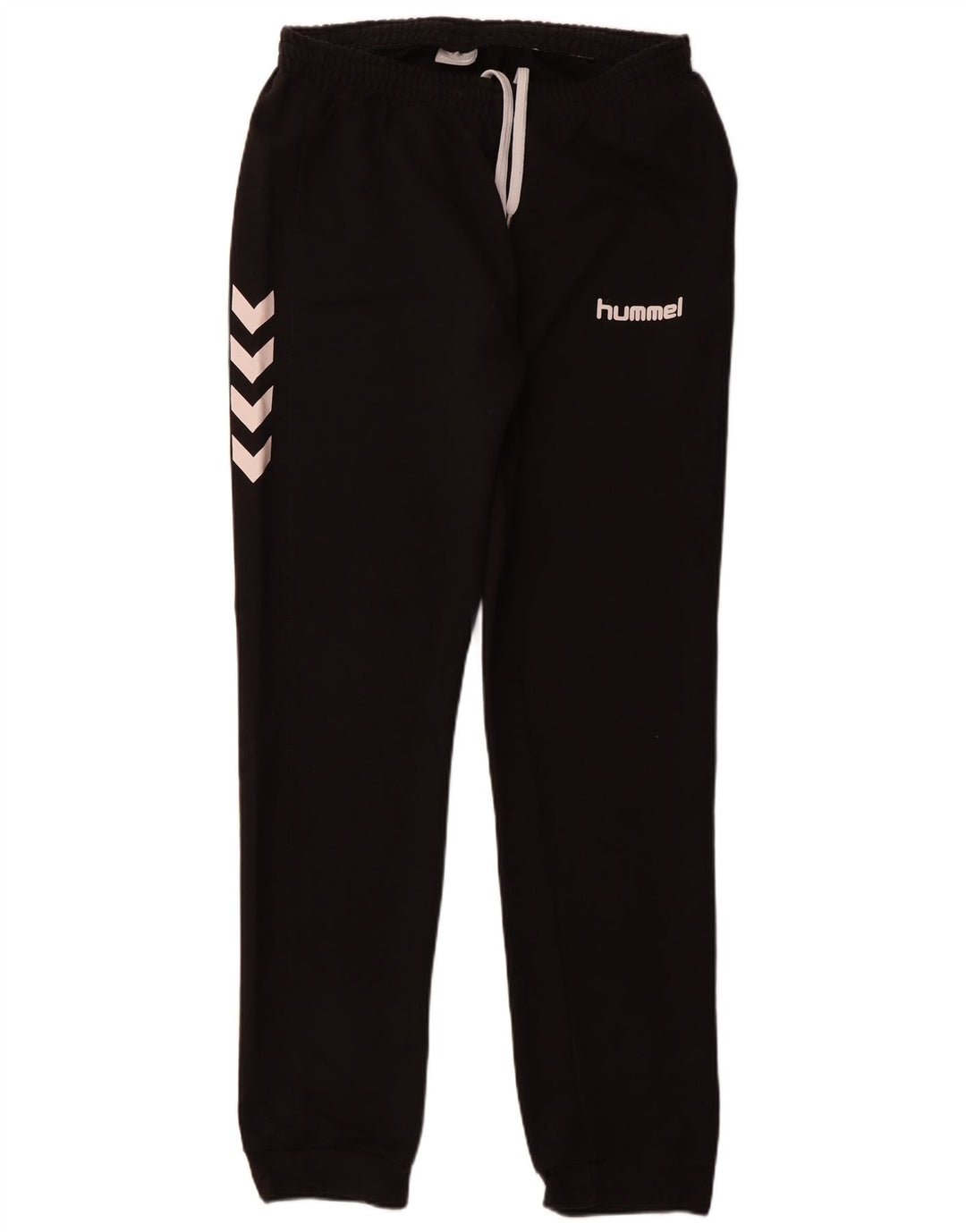 HUMMEL Pantalones de chándal con estampado gráfico para hombre Joggers Large Black Cotton