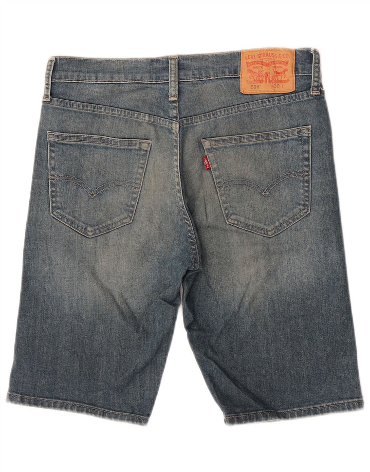 Levi's Hombre 508 Shorts De Mezclilla W30 Algodón Azul Medio