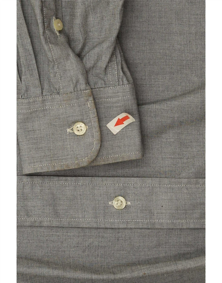 Camisa Lacoste Hombre Talla 45 XL Algodón Gris