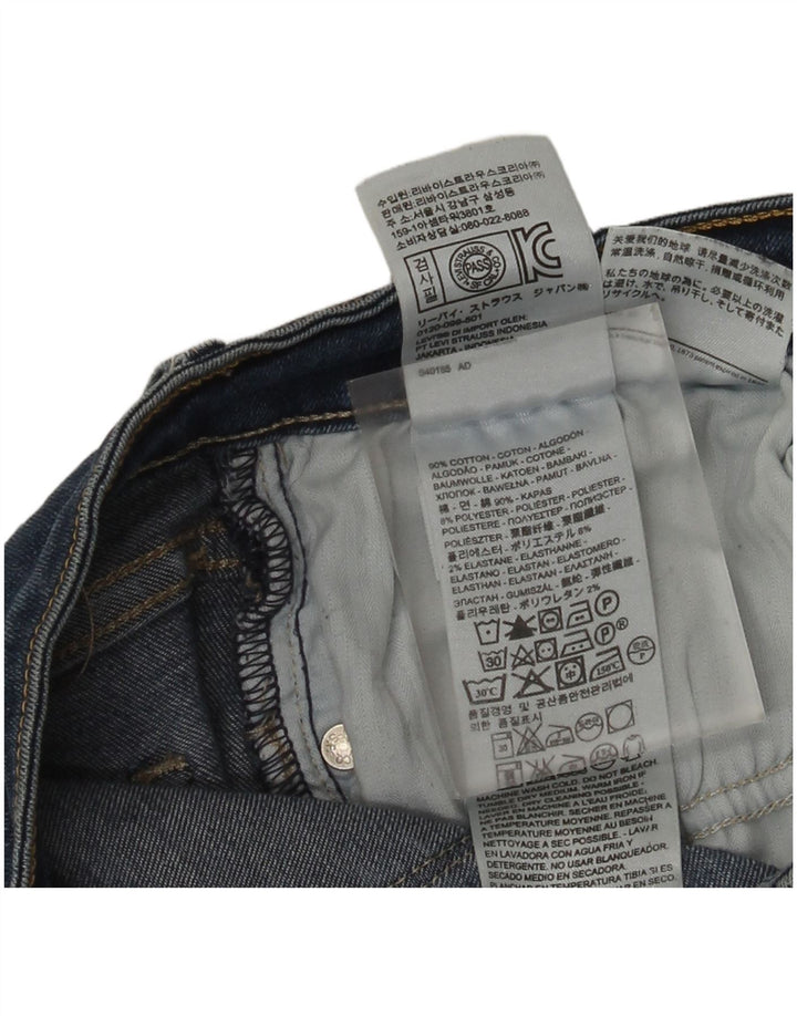 Vaqueros Levi's Mujer Slim W32 L32 Azul Marino Algodón