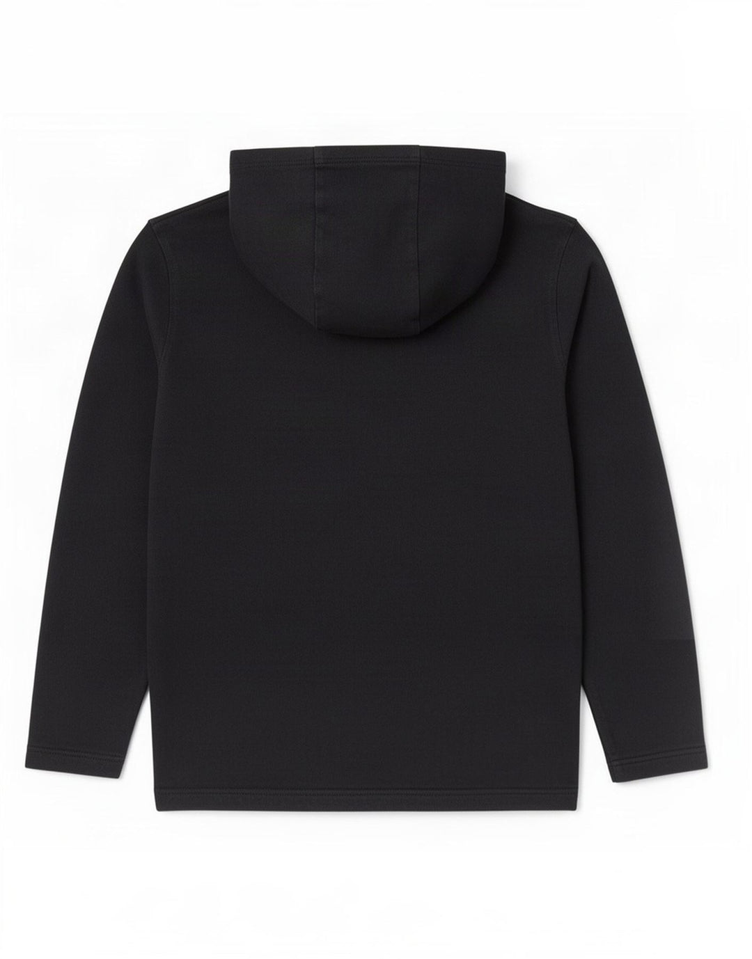 Nike - Camiseta con capucha para hombre, manga larga, algodón negro mediano