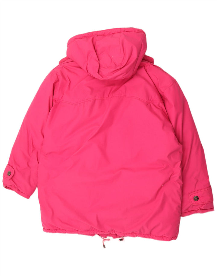 Etirel Chaqueta acolchada extragrande con capucha para mujer EU 42 Poliéster rosa grande