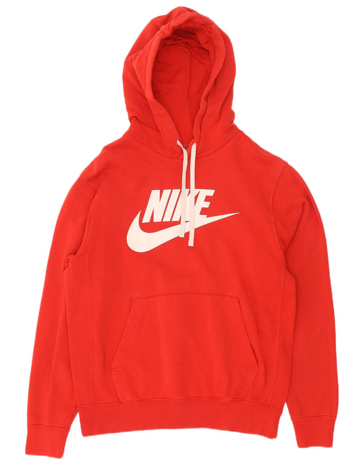 Nike - Sudadera con capucha gráfica para mujer, talla grande, algodón rojo