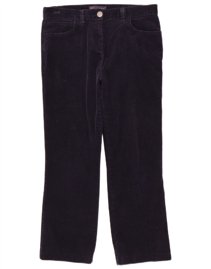 Marks & Spencer Pantalones cortos con corte de bota para mujer UK 12 Medium W32 L25 Navy B
