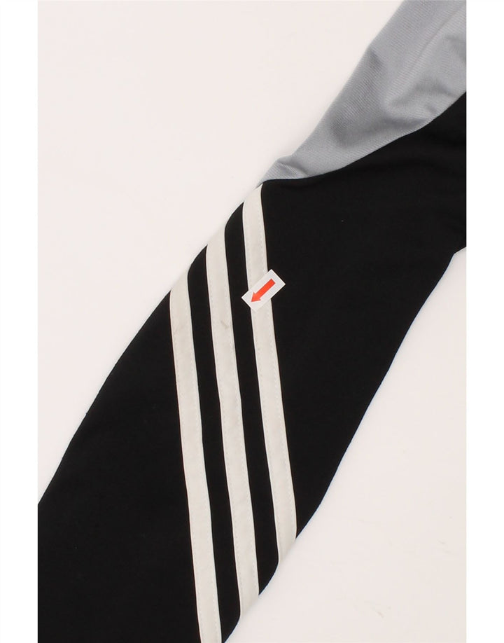 ADIDAS Boys Graphic Tracksuit Top Jacket 9-10 Years Medium Black Vintage Adidas and Second-Hand Adidas from Messina Hembry 