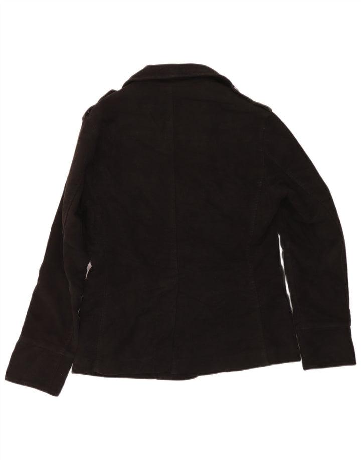 Aviazione Navale Chaquetón para hombre UK 38 Mediano Algodón negro