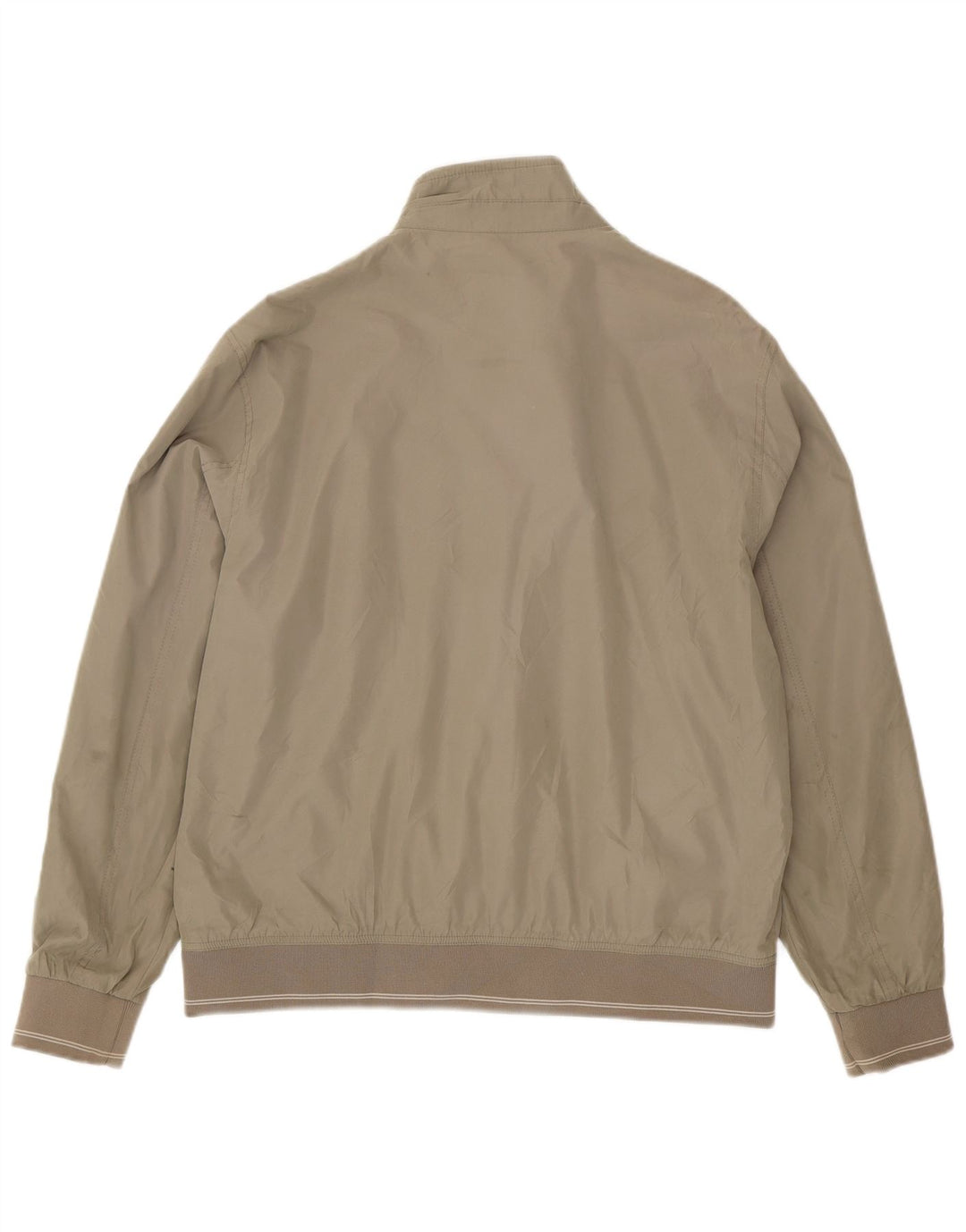 Marks & Spencer Chaqueta bomber de corte regular para hombre UK 40 Grande Poliéster beige