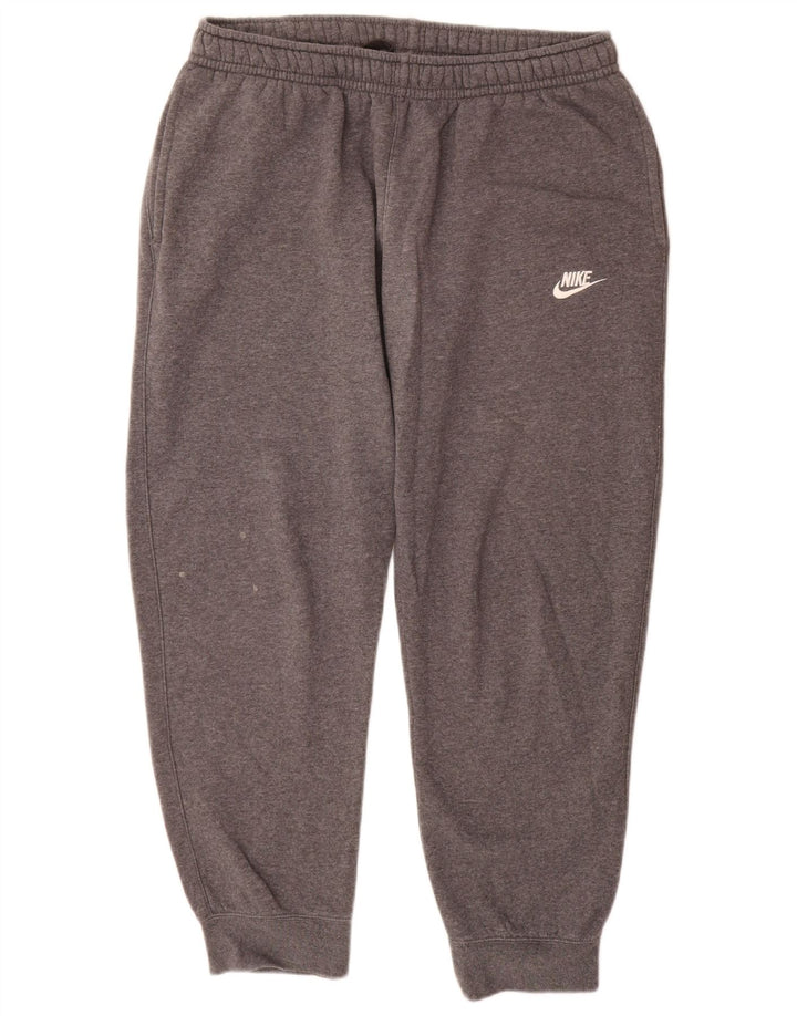 Nike - Pantalones de chándal para hombre, color gris, algodón