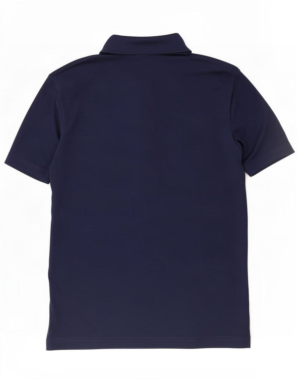 Adidas Polo gráfico para hombre pequeño poliéster azul marino