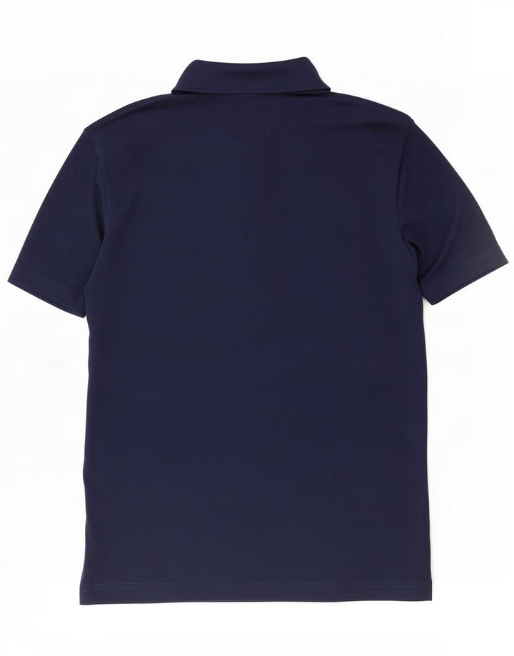 Adidas Polo gráfico para hombre pequeño poliéster azul marino