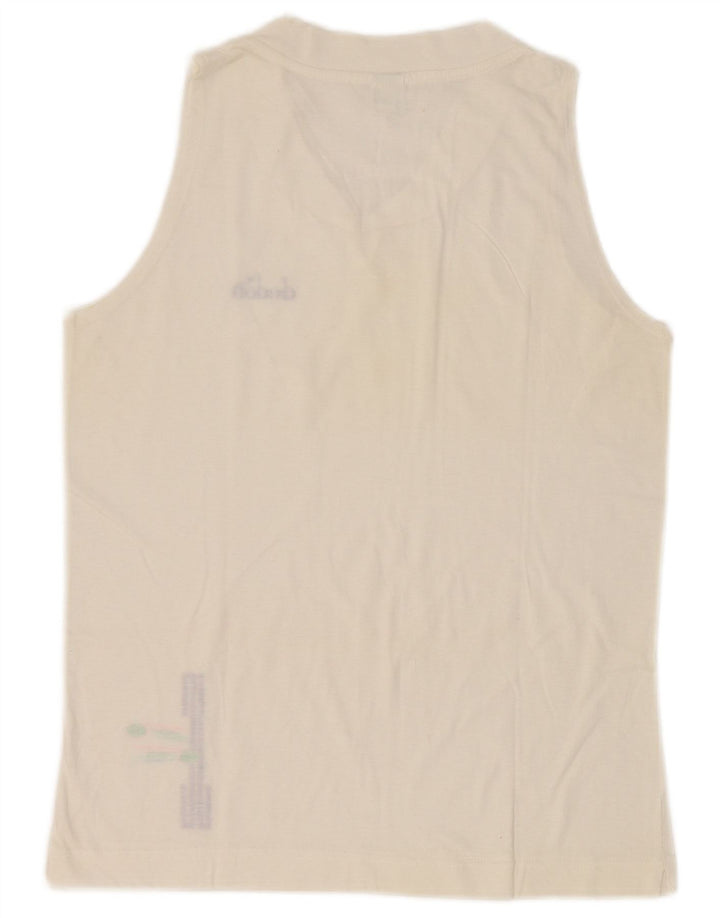 Diadora Camiseta sin mangas para mujer UK 12 Medium White
