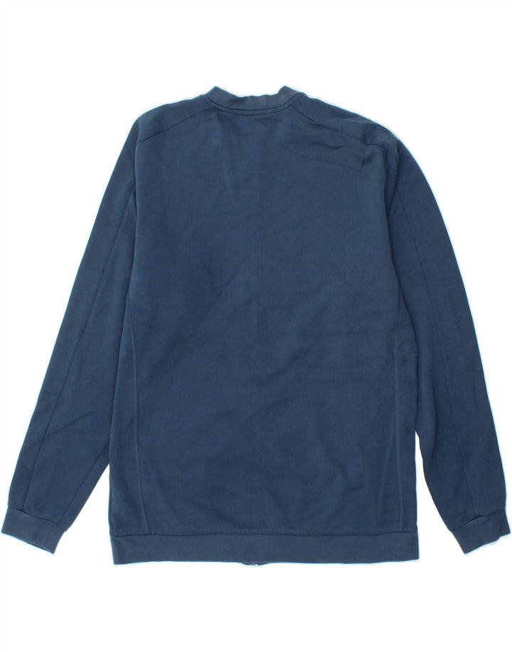 ADIDAS Mens Tracksuit Top Jacket Medium Navy Blue Cotton Vintage Adidas and Second-Hand Adidas from Messina Hembry 
