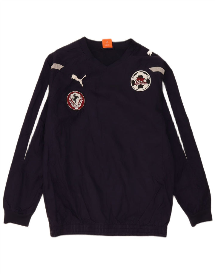 Puma Boys Sportiva Arezzo Jersey Chándal Top 13-14 años Azul Marino