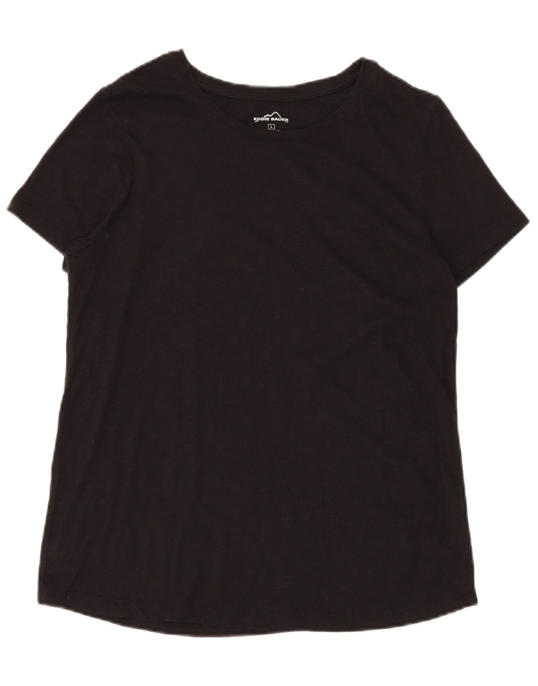 Eddie Bauer Camiseta para Mujer Top UK 40 Grande Algodón Negro