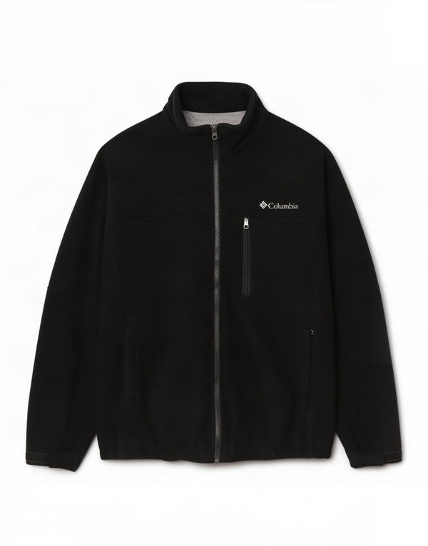 Columbia Chaqueta Polar Titanio para Hombre UK 42 XL Nylon Negro