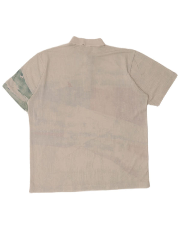 AUSTRALIAN L'ALPINA Polo para hombre IT 40 Medium Off White