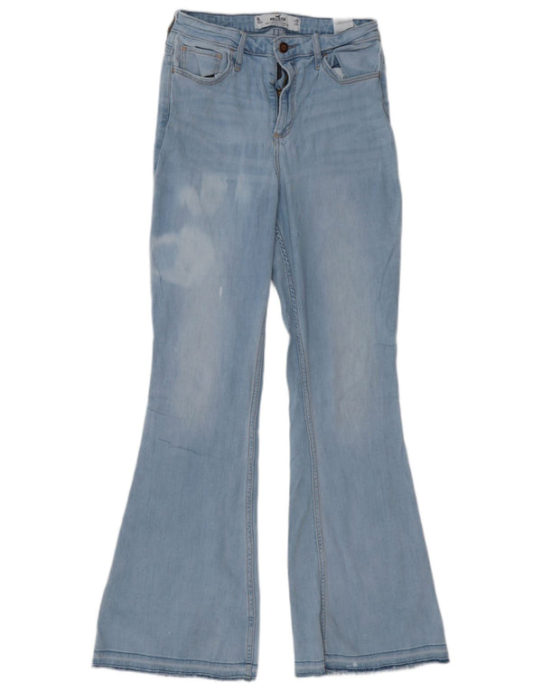 Hollister Jeans Acampanados Curvy De Tiro Alto Para Mujer US 9 Medium W29 L33 Azul