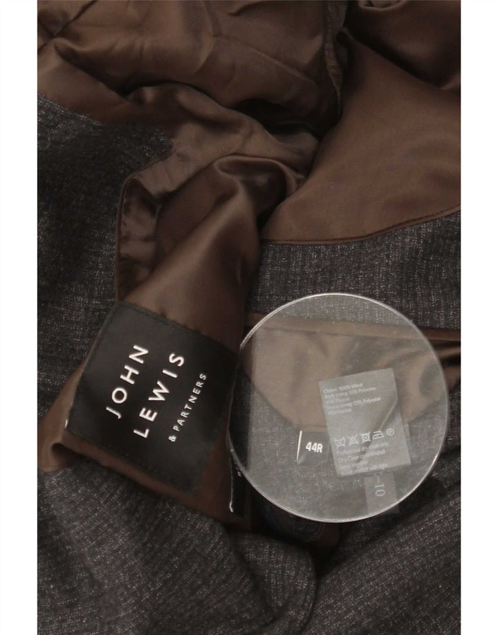 John Lewis Chaqueta tipo blazer de 2 botones para hombre UK 44 2XL Lana gris