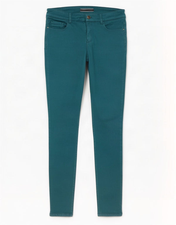 Massimo Dutti Vaqueros Pitillo Mujer EU 40 Medium W30 L29 Azul