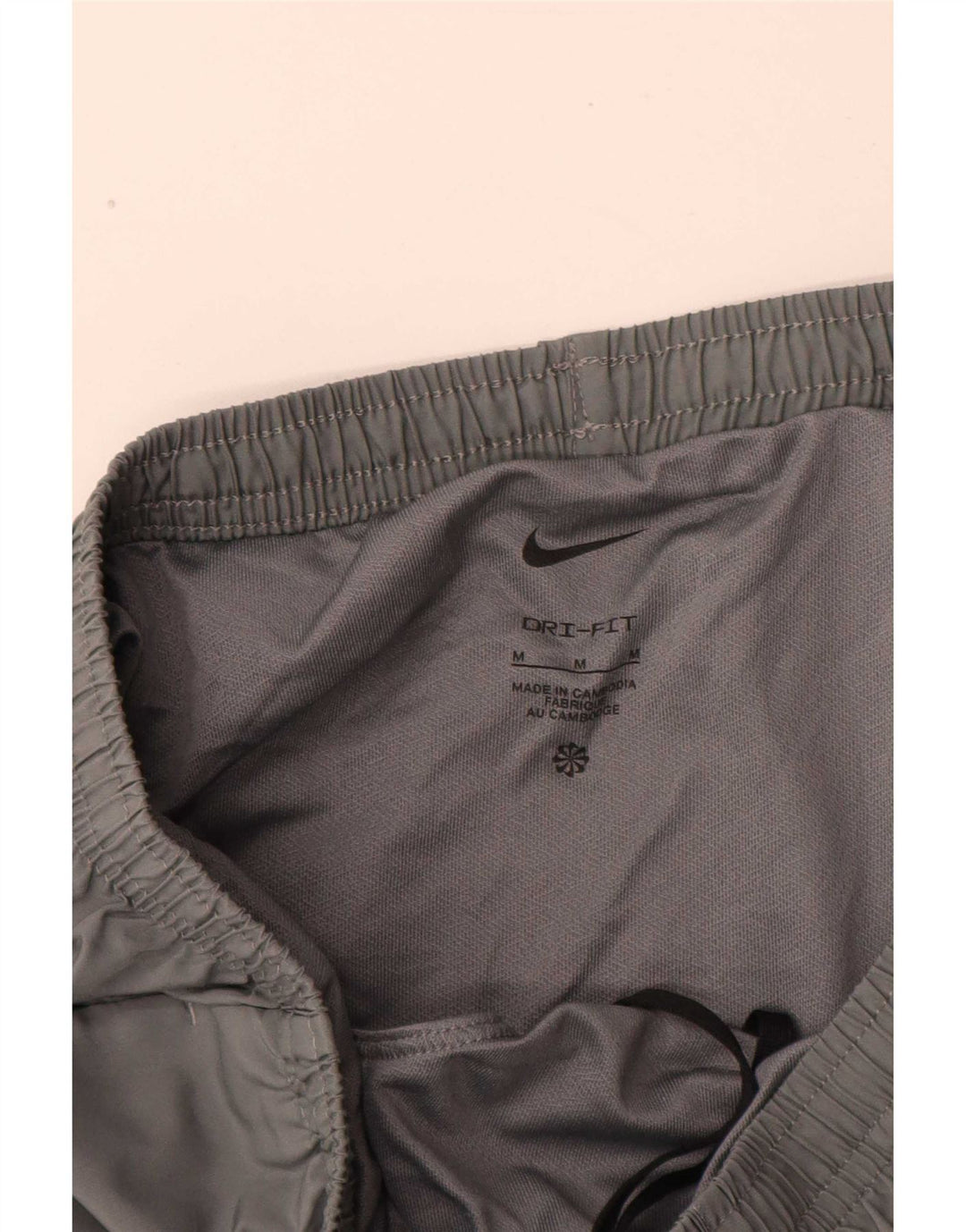 Pantalones cortos deportivos Nike Dri Fit para hombre Poliéster color block gris medio