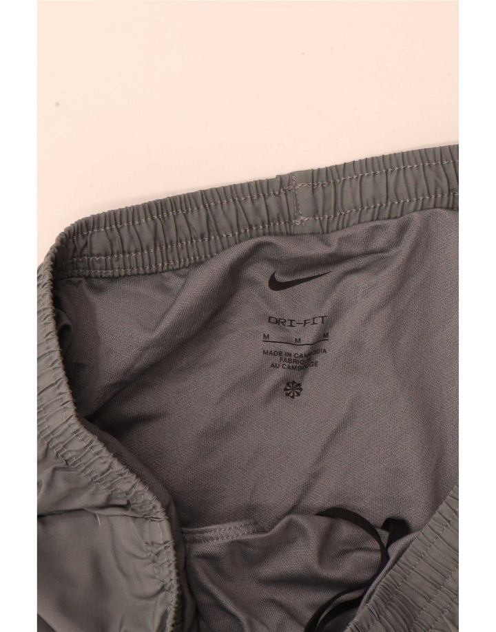 Pantalones cortos deportivos Nike Dri Fit para hombre Poliéster color block gris medio