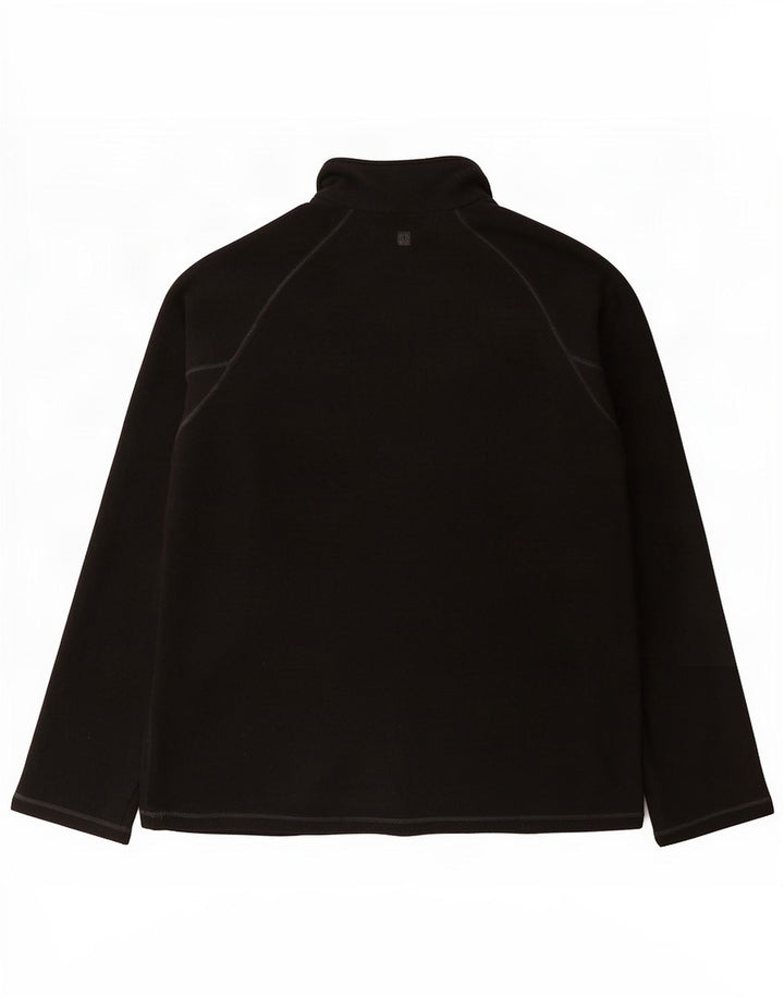 Jersey de forro polar con cuello y cremallera para hombre de Mountain Warehouse Poliéster negro mediano