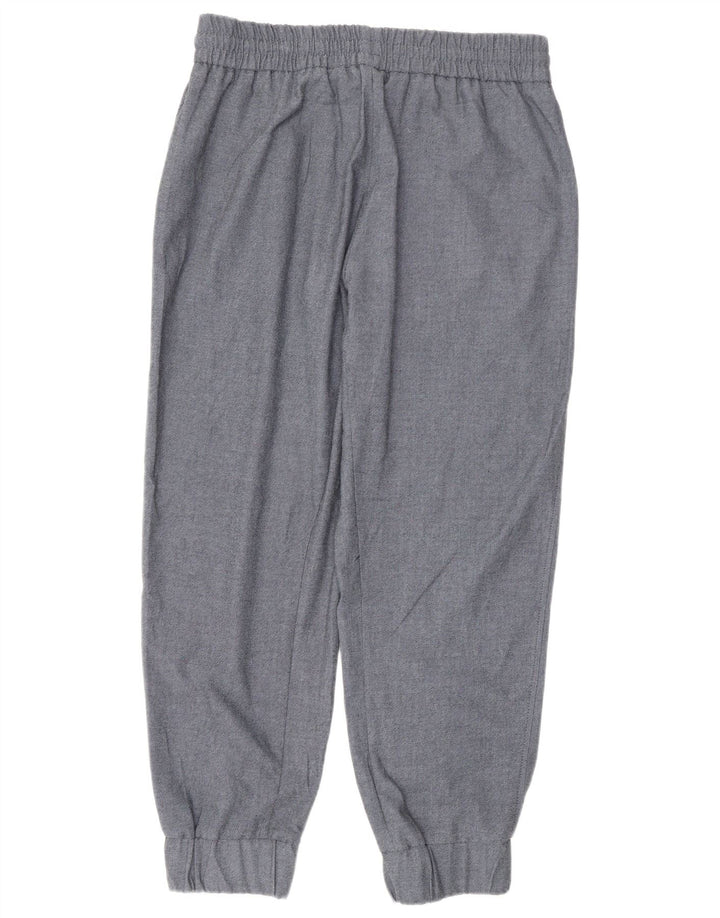 Zara Mujer Joggers Pantalones Casuales Medianos W28 L26 Poliéster Azul