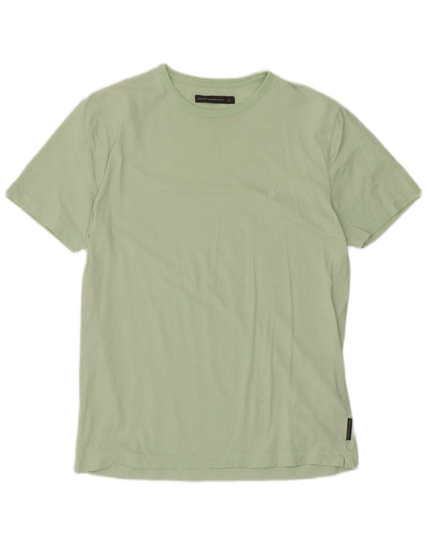 French Connection - Camiseta para hombre, color verde medio, algodón