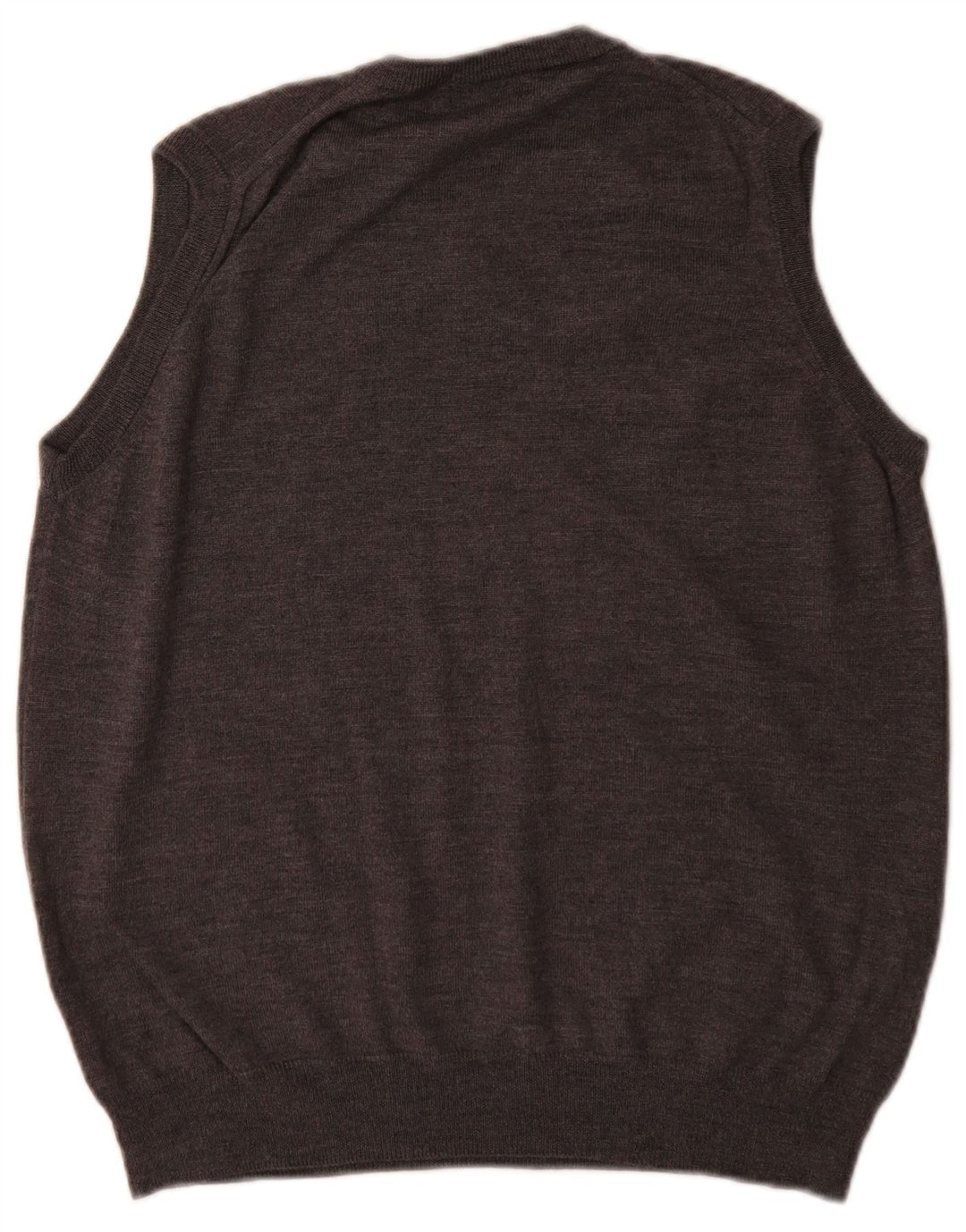 Marks & Spencer Chaleco para hombre Camiseta sin mangas Lana merino gris medio