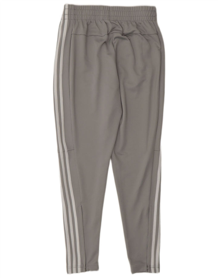 Adidas Pantalones de chándal para mujer UK 8/10 Small Gris Poliéster
