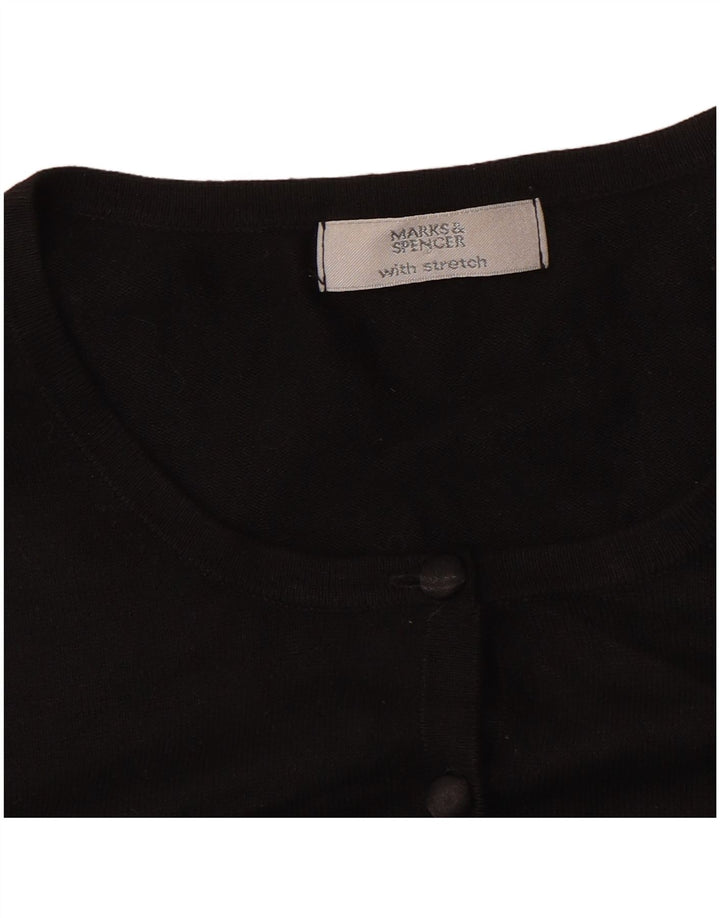 Marks & Spencer - Cárdigan para mujer, talla 40, talla mediana, color negro