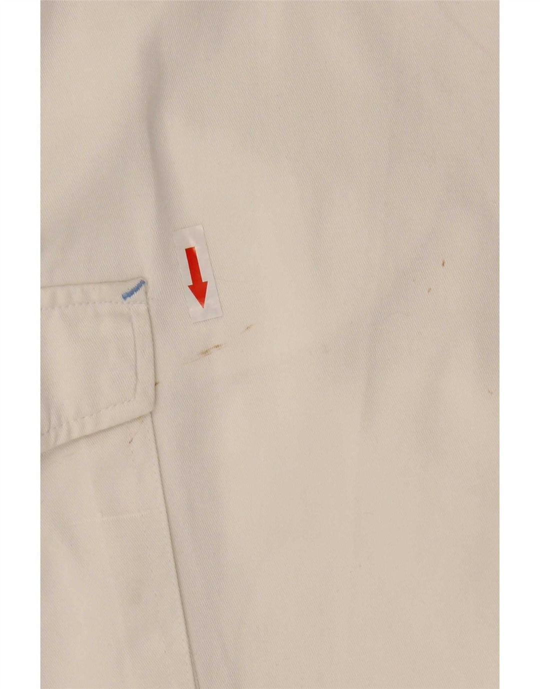 AST Pantalones cortos cargo para hombre W34 Algodón blanco grande