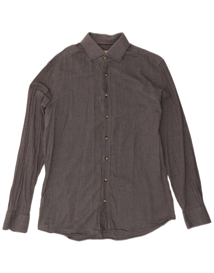 Hackett Camisa Slim Fit Para Hombre De Algodón Gris Grande