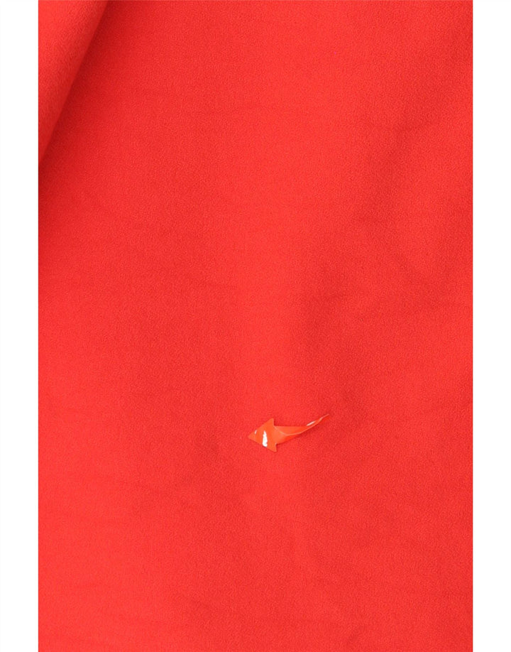 ZARA Chaqueta tipo blazer larga para mujer UK 40 Poliéster rojo mediano