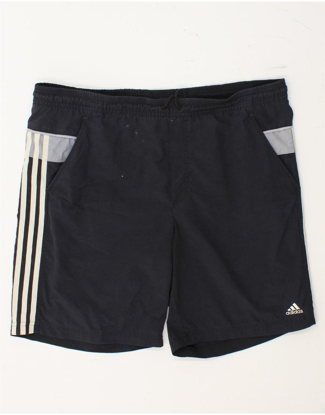 Adidas Hombre Bañador Corto Medium Azul Marino Colorblock Poliamida