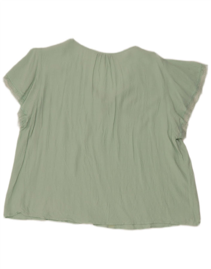 Marks & Spencer Blusa para Mujer Top UK 46 Grande Verde
