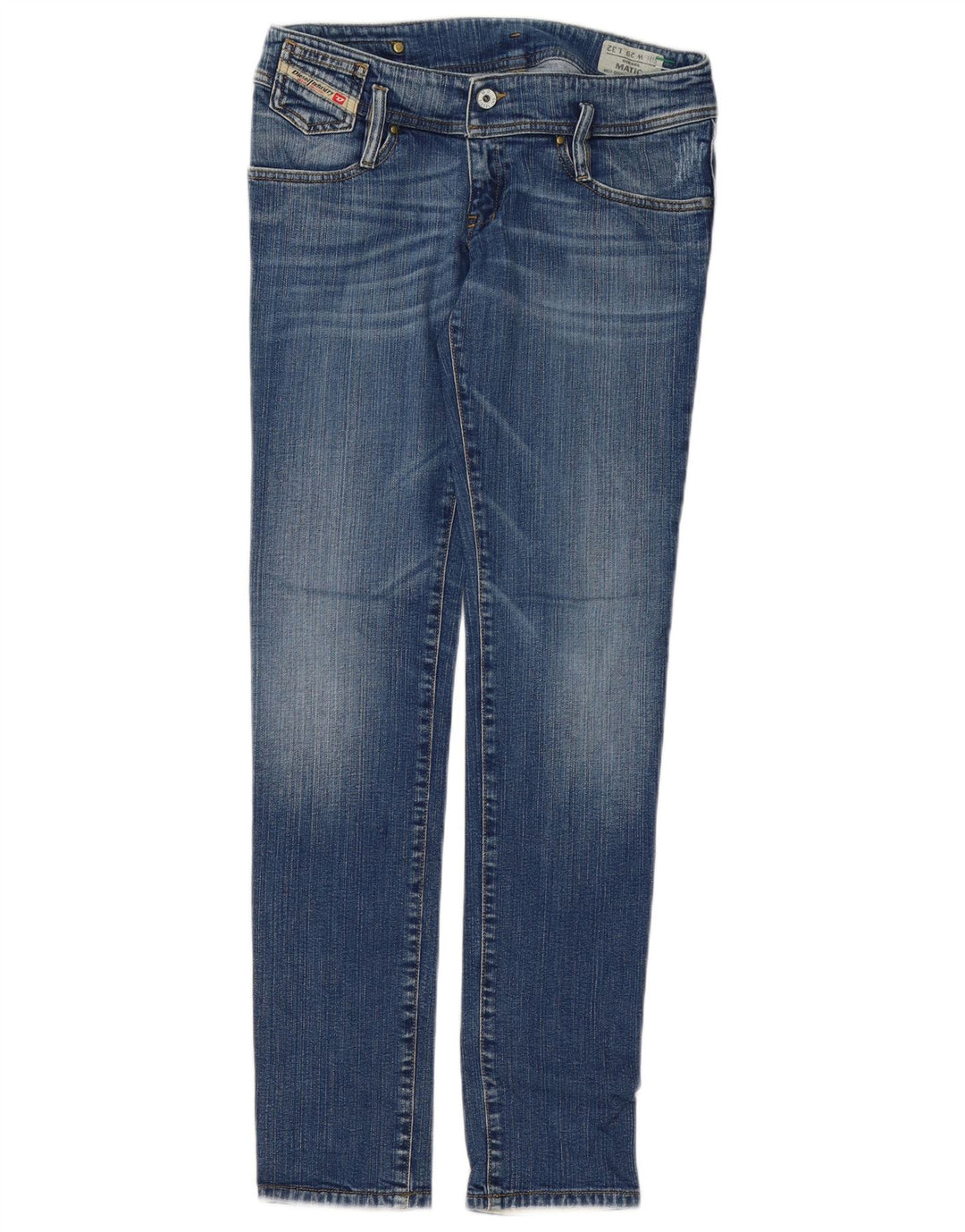 DIESEL Vaqueros Matic Slim W29 L32 Algodón Azul Mujer