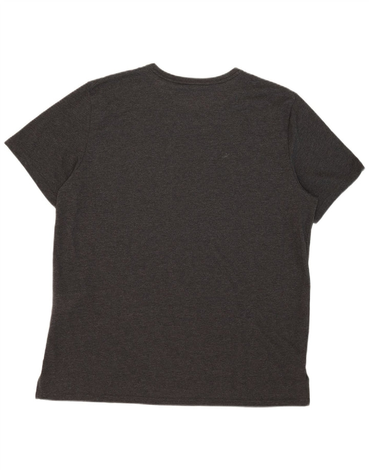 Camiseta Nike Dri Fit para hombre Top XL Gris Poliéster