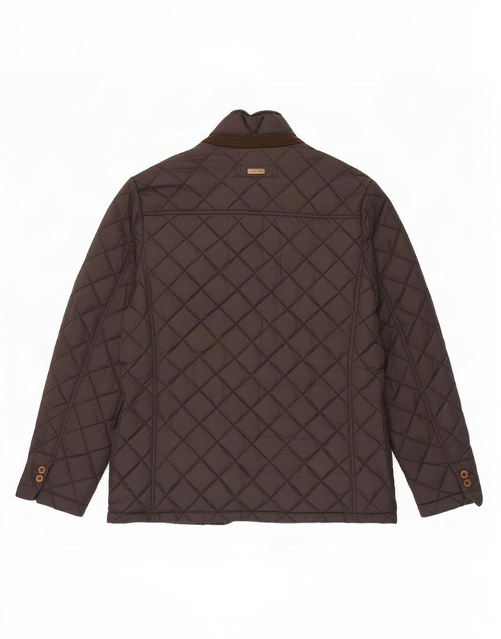 Henry Cottons Chaqueta acolchada para hombre IT 50 Poliéster marrón grande