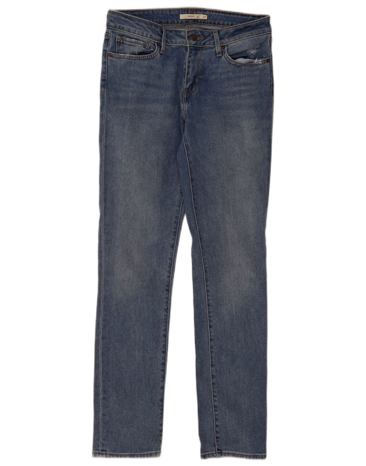 LEVI'S Mujer 712 Slim Jeans W29 L32 Algodón Azul
