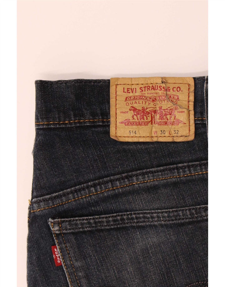 Levi's Mujer 514 Vaqueros Bootcut W30 L32 Algodón Azul Marino