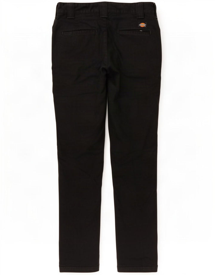 Dickies Pantalón chino recto para hombre W34 L32 Poliéster negro