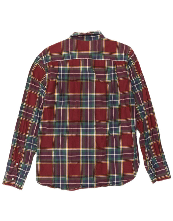 Levi's Camisa de corte estándar para hombre de algodón a cuadros multicolor mediano