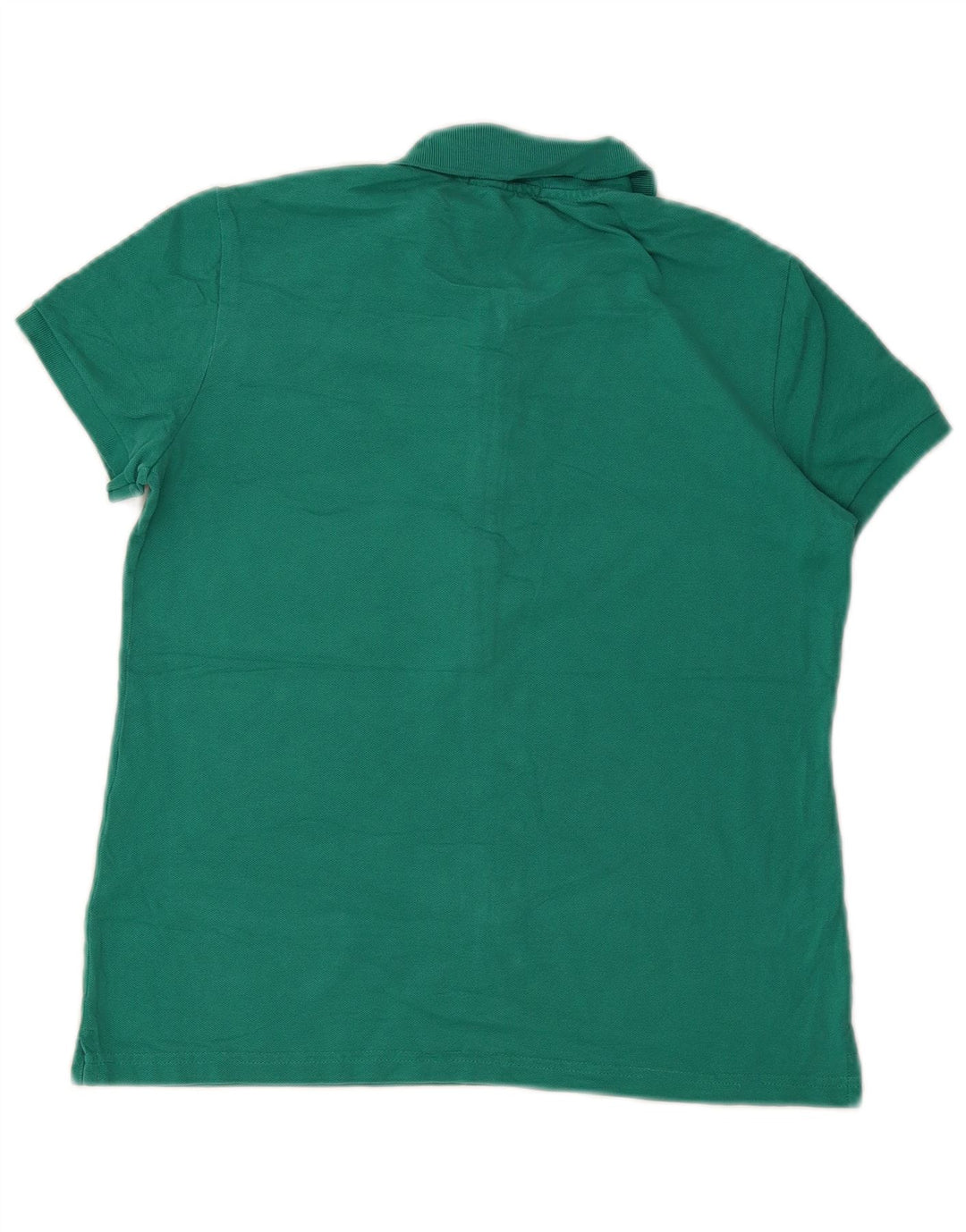 Polo Lacoste Mujer Talla 40 Algodón Verde Medio