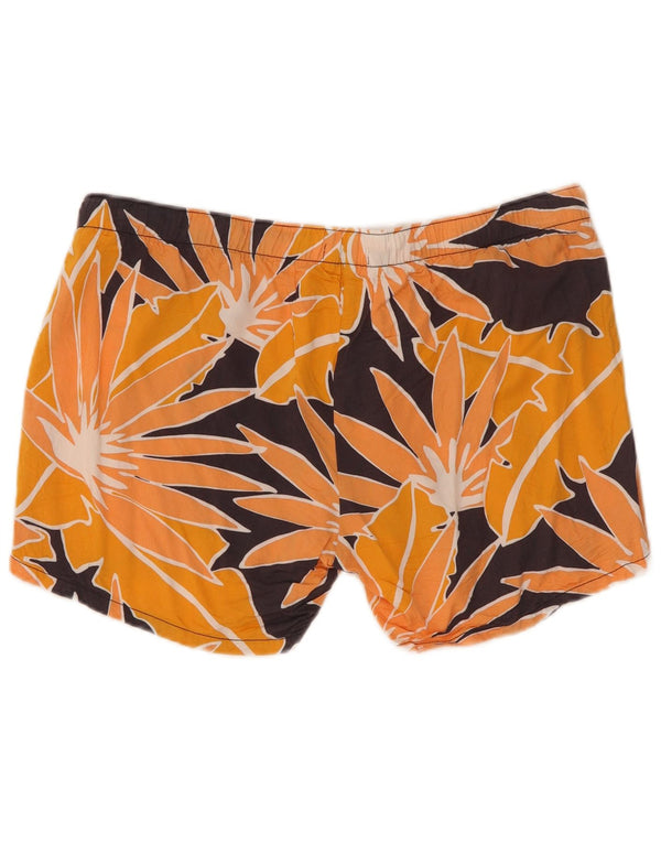 Gap Shorts Casuales De Maternidad Para Mujer Medium W32 Viscosa Floral Naranja