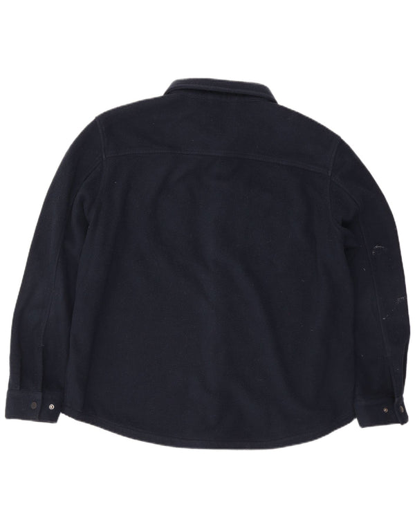 Marks & Spencer Camisa polar para hombre XL Poliéster azul marino