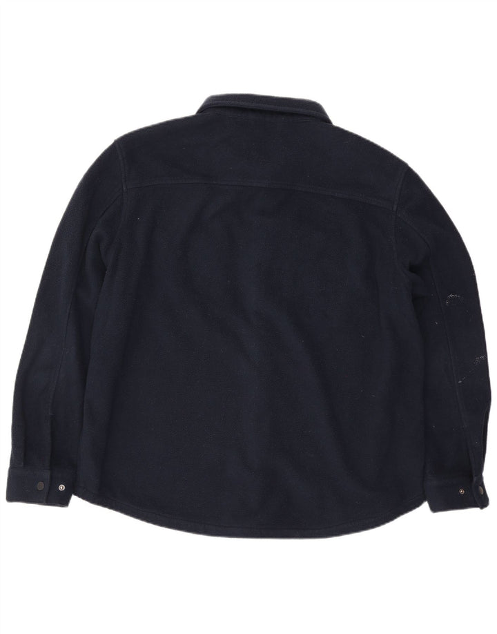 Marks & Spencer Camisa polar para hombre XL Poliéster azul marino