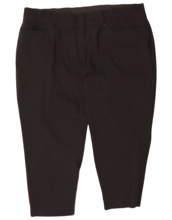 Marks & Spencer Pantalones Cortos Autograph para Mujer UK 24 4XL W46 L26 Negro
