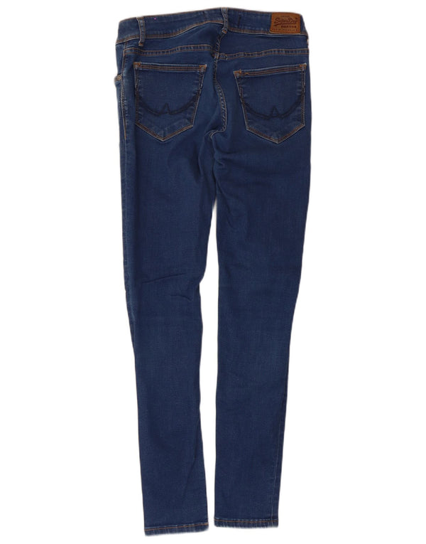 Vaqueros Superdry Cassie Skinny Para Mujer W28 L30 Algodón Azul